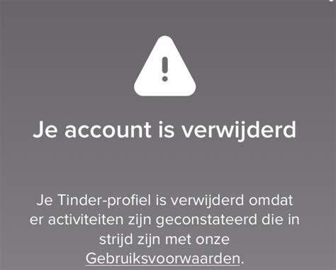 verwijderd van tinder|Een aanvraag indienen – Tinder